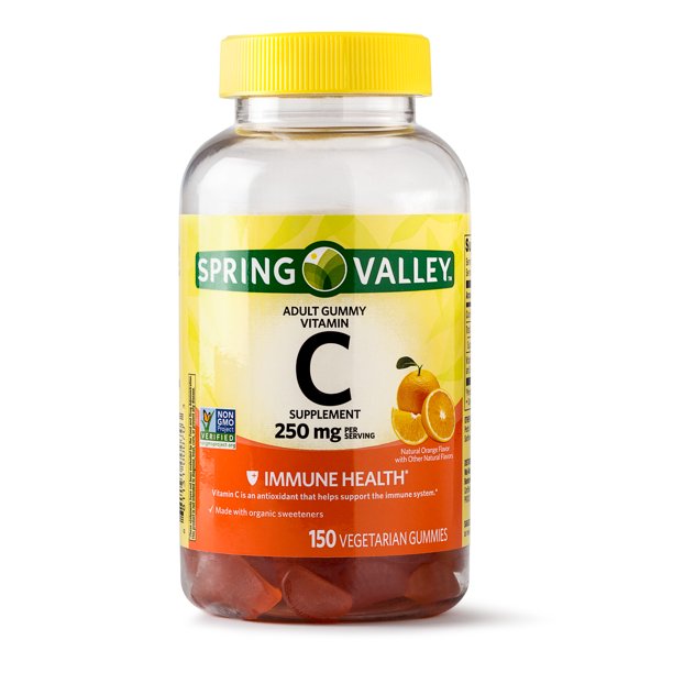 Spring Valley Vitamin C Gummy, 250 mg, 150 Ct