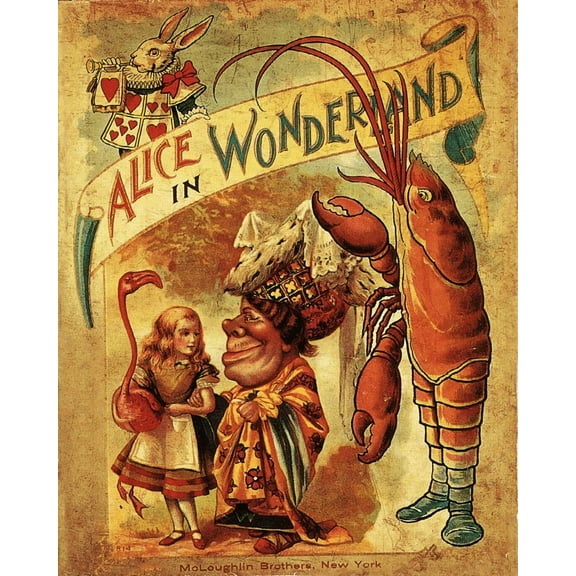 Alice In Wonderland - CANVAS OR WALL ART PRINT