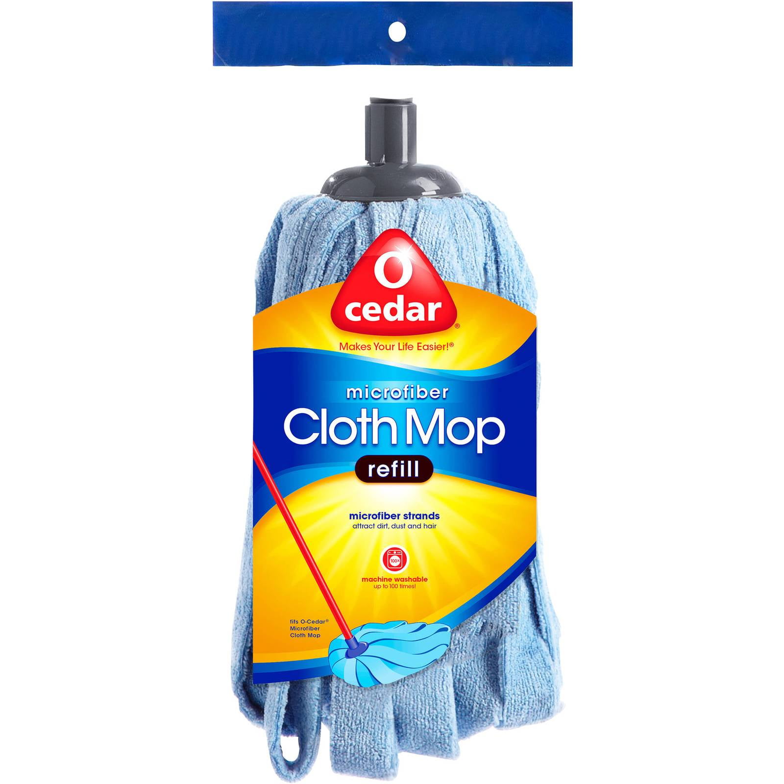 O-Cedar Microfiber Cloth Mop Refill Pack of 4 150219
