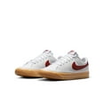 thumbnail image 3 of Nike Court Legacy Big Kids' Shoes Color: White Laser Fuchsia Size: 6, 3 of 4