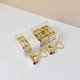 thumbnail image 4 of Matsuzay 12 paquetes/lote Práctico y confiable - Carpeta Elliot con clips de carpeta de metal Fácil de sujetar Amor de oficina - Dorado Type3 NO3, 4 of 6