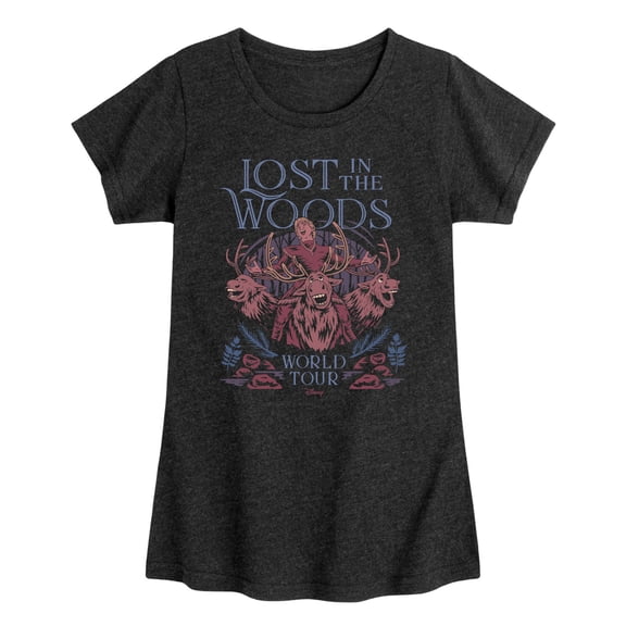 Frozen - Sven Lost in the Woods Tour - Youth Girls Fitted Short Sleeve T-Shirt