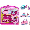 thumbnail image 1 of Barbie Mini Land 4-Pack with 1.5" Dolls & Vehicles, 1 of 1