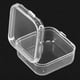 thumbnail image 5 of Plastic Compartment Mini Box Storage Organizer Jewelry Trinkets Transparent, 5 of 8