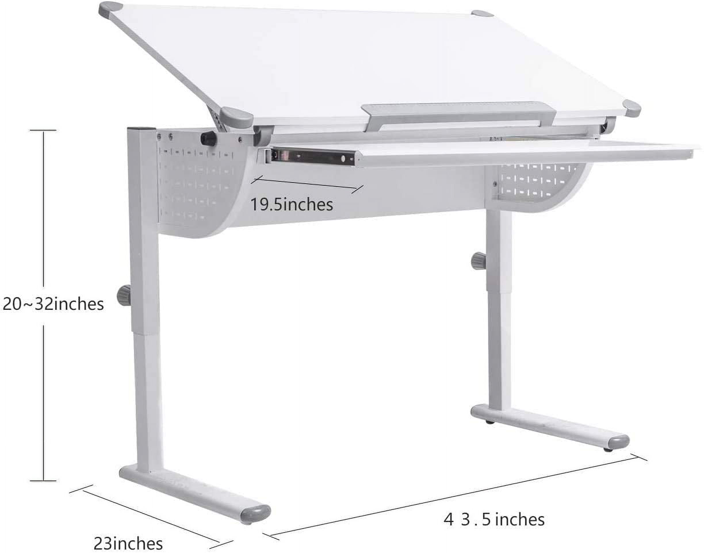 Forclover 32 x 24 Kids Desk, Height Adjustable Children Study