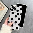 thumbnail image 6 of Simple Polka Dot Glossy Soft  for iPhone Case (White,iPhone 13), 6 of 7
