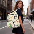 thumbnail image 4 of Yspwyqan School Backpack for Kids Teens, 600D Polyester Lightweight Boys Backpack, Multi-Pocket Fits 15.6 Laptop, Ice Cream Dino School Bag for Elementary Middle High, 4 of 7