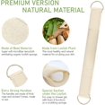 thumbnail image 4 of Correa de baño de esponja vegetal, exfoliante orgánico, masaje, frotador de espalda, herramienta de ducha de Spa para hombres y mujeres, 4 of 5