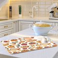 thumbnail image 6 of Bread Berry Pumpkin Dish Drying Mat 16x18 Absorbent Microfiber Draining Rack Pad for Kitchen Counter Sink, 6 of 8