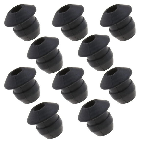 Rubber Fuel Tank Hose Grommets for Lawn Mowers 10pcs Designed to Seal Effectively and Compatible with Various Models