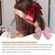 thumbnail image 5 of Banda para el cabello grande Qarigey Clip de resorte grueso nudo de lazo Multicolor para niñas y Mujeres, 5 of 5