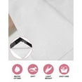 thumbnail image 6 of Black Dandelion Kitchen Dish Towels for Drying Dishes Set of 2, Spring Modern Minimalist Country Flower Waffle Weave Microfiber Hand Tea Bathroom Towels Quick Dry & Absorbent Towel 12x12, 6 of 7
