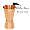 thumbnail image 2 of Prisha India Craft Double Sided Peg Measurer & Bar Tool Jigger 30-60 ml (Pack of 1, Copper), 2 of 5