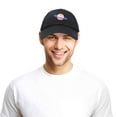thumbnail image 6 of DALIX Planet Saturn Ball Cap Embroidered Hat in Black, 6 of 7