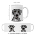 thumbnail image 4 of WIRESTER 11 Oz Ceramic Tea Cup Coffee Mug, Merle Great Dane Dog, 4 of 7