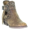 thumbnail image 2 of Circle G by Corral Womens Leopard Fringe Round Toe Pull On Cowboy  Ankle Bo, 2 of 5