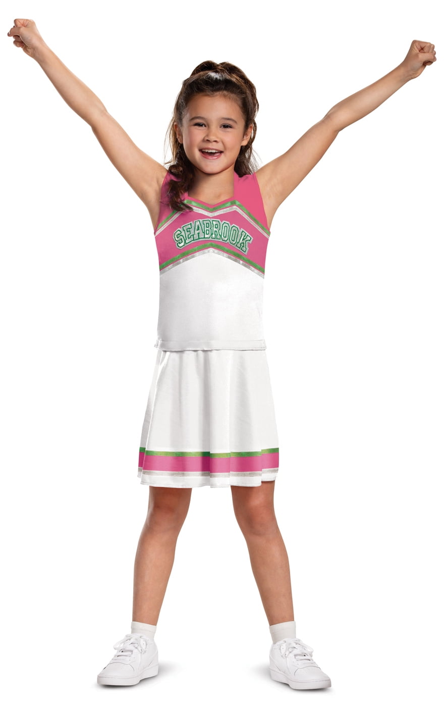 Cosplay.fm Kids Child National USA Cheerleader Cheer Costume Outfit Shirt Skirt