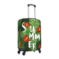 thumbnail image 3 of Daiia Palm Leaves And Tropical Flowers Luggage Cover, Thickened Washable Travel Luggage Covers, Elastic Unique Baggage Covers for 18-20 inch Luggage-Large, 3 of 9