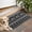 Black Geometric Striped-1, variant on Black Geometric Triangle Diamond Pattern Door Rugs,Washable Non Slip Door Mats Indoor,Decorative Door Mats,Entry Mat Indoor for Entrance,Bedroom,Kitchen,Bathroom,17"x30"