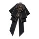 thumbnail image 5 of Broche de lazo preatado para mujer, broche de pajarita con cuentas, accesorio ligero para disfraz Estilo D, 5 of 8