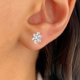 thumbnail image 4 of Pendientes de copo de nieve navideños Fiudx acero inoxidable estilo coreano, 4 of 6