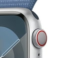 thumbnail image 3 of Apple Watch Series 9 [GPS + Cellular 41mm] Smartwatch with Silver Aluminum Case and Winter Blue Sport Loop. Fitness Tracker, ECG Apps, Always-On Retina Display, Water Resistant, 3 of 10