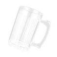 thumbnail image 2 of Tasse à Bière Transparente avec Poignée, Tasse d'Eau Réutilisable pour Déjeuner, Lait, Café, Jus, Verre Incassable Incassable pour Restaurant 400 ml, 2 of 7