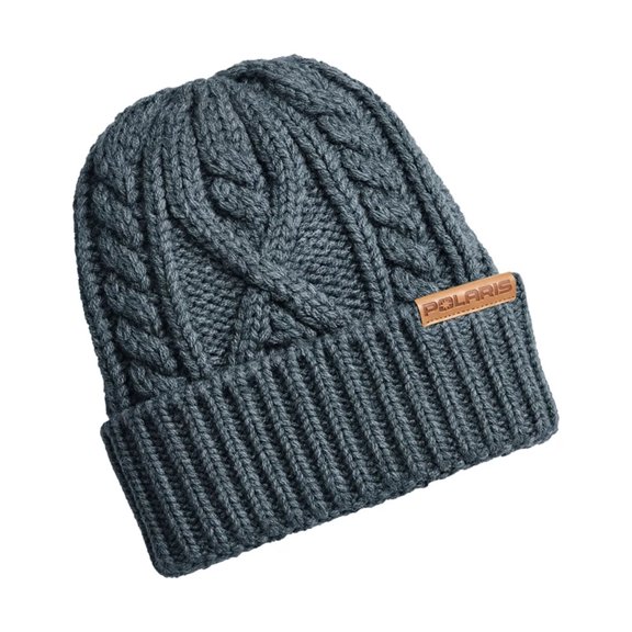 Polaris 2833120 Womens Dream Beanie Warm Winter Fleece Lined Cuffed Knit Soft Hat Teal -