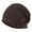 Coffee, variant on Spring Fall Skull Beanie Baggy Unisex Solid Color Elastic Thin Protective Street Dance Brimless Running Beanie Hat Headwear Black