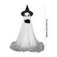 thumbnail image 3 of Halloween Decorations Outdoor - Light Up Spooky Ghosts Decoration with Hat - Indoor Cute Party Ghost Decor for Yard Porch Lawn Home Front Door(Extendable1.3-6.6ft), 3 of 5