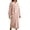01-Pink315, variant on Women's Scalloped Trim Bath Robe Long Cuffed Sleeve Warm Winter Night Gown
