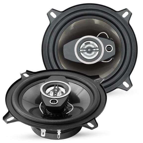5Core 5” Car Speakers Pair 350W 4Ohm 2 Way Coaxial Speaker w Super Tweeter Universal Fit for Vehicle