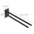 thumbnail image 3 of Tyidzon Towel Racks for Bathroom Wall Mounted 16 Inch Stainless Steel Heavy Duty Bathroom Towel Rack for Bathroom, Home Decor Towel Rod, Black, 3 of 6