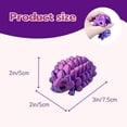 thumbnail image 2 of 3D Printed Animals - Articulated Hedgehog Toys, Flexible Animals Toy Statue,Movable Joints,Fidget Toys, Desk Home Office Decor, Birthday Halloween, 2 of 6