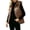 Khaki, variant on hoksml Women's Hooded Quilted Vest Full Zip Sleeveless Padded Warm Lightweight Gilet for Outdoor Travel Daily Casual Comfort