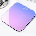 thumbnail image 2 of Jinsinto Multifunctional Electronic Weighing Scale Purple Gradient Smart Scale 26*26cm, 2 of 4