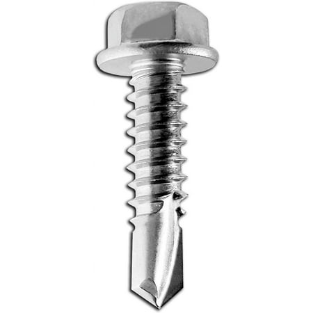 

Self Tapping s Sheet Metal s Set Metal Stainless s Sheet Stainless Steel Metal Roofing s Epoxy Hex Head Washer Self Drilling Tek #6 x 1-1/4 (50 Pcs) Super-Deals-Shop