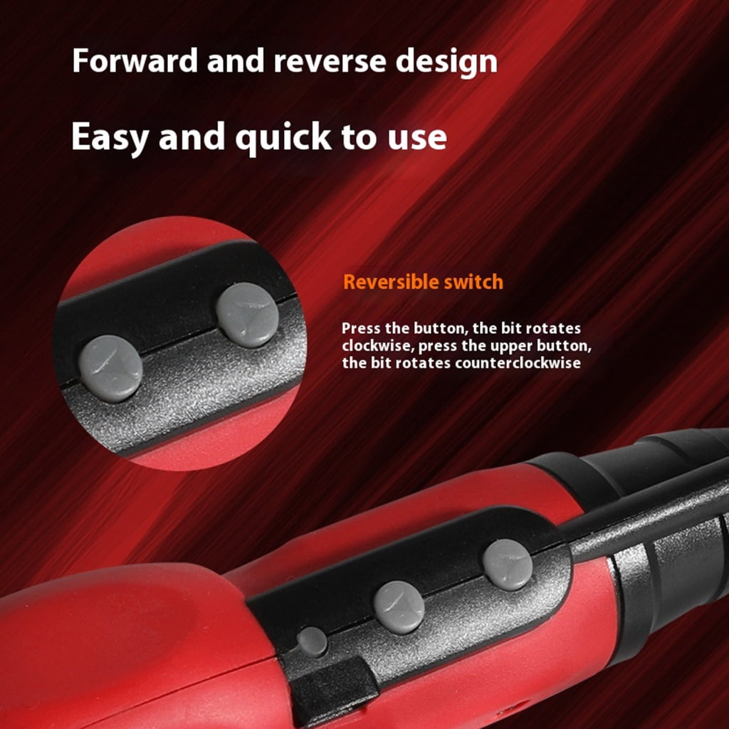 Rechargeable Cordless Electric Screwdriver Precise Power Tool Mini Drill for Mobile Phone Computer Outdoor Repair