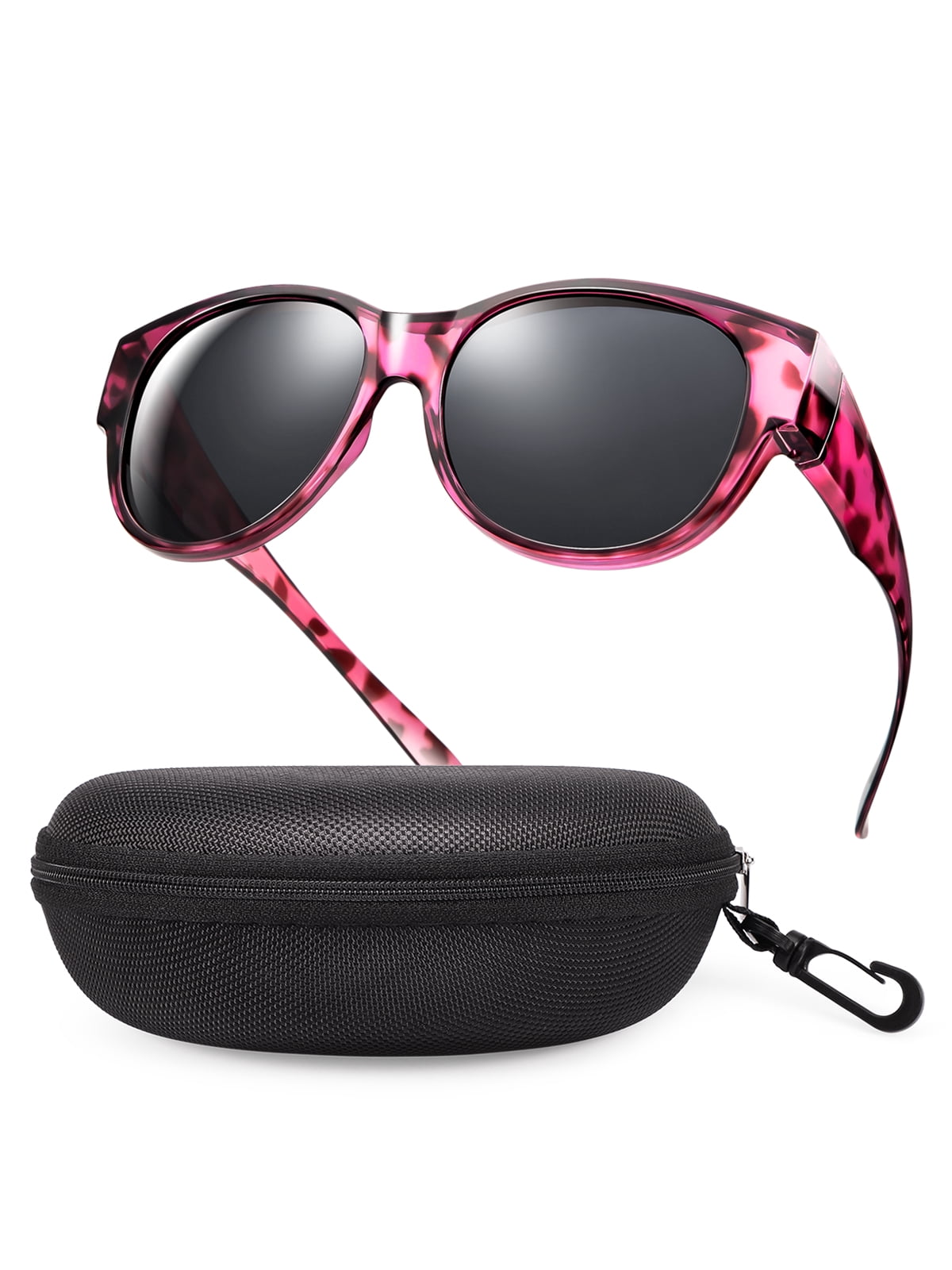 TINHAO Polarized Fit-Over Sunglasses with Hard Case photo 1