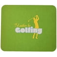 thumbnail image 2 of "Id rather be Golfing Man on Green Mouse Pad Hot Pad or Trivet", 2 of 2
