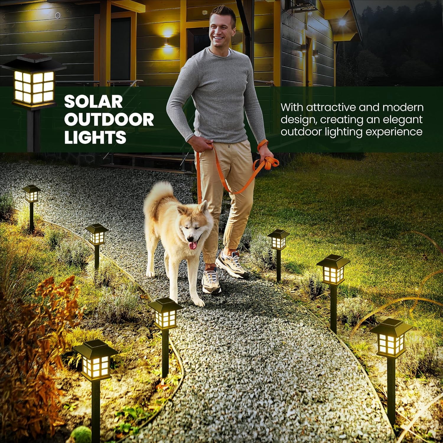 Solar Lights for Outside,16 Pack Flickering Flame LED Solar Outdoor Lights, Waterproof Solar Garden Lights Maintain 10 Hours of Lighting for Christmas, Garden, Landscape, Path, Yard, Patio