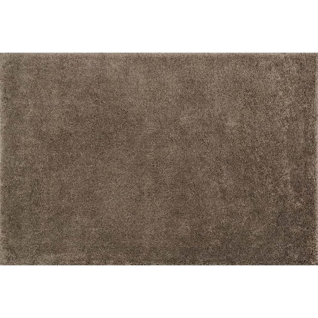 Loloi Cozy 3'6" x 5'6" Hand Tufted Shag Rug in Taupe