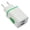 EU Green, variant on Usb Wall Charger,Double Port Cube Power Adapter,Charger Plug Block Charging Box,Double Port Wall Charging Adapter,Portable Usb Wall Charger Replacement for Most Smartphones and Tablets,US Red