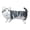 gray flower cat-37X23, variant on 2023 Hot 3D Print Pillow Cute 3D Shape Soft Cotton Cushion for Children Unique Gift