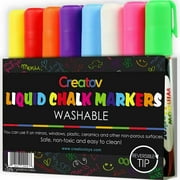 8 PCS Liquid Chalk Board Window Markers Erasable Pens Great for Chalkboards