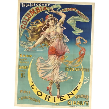 Vintage Showgirl Advertising Mini poster 11inx17in 11x17 poster