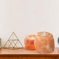 thumbnail image 4 of Salt Candle Lamp, Salt Stone Candle Holder Romantic  For Home Decor, 4 of 8