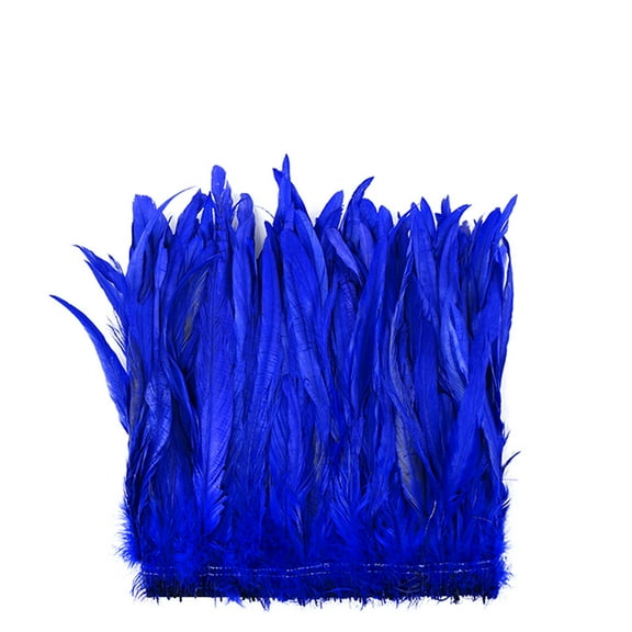 Zucker Feather Products Rooster Coque Tails Feathers Bleach Dyed 11-14" - Royal