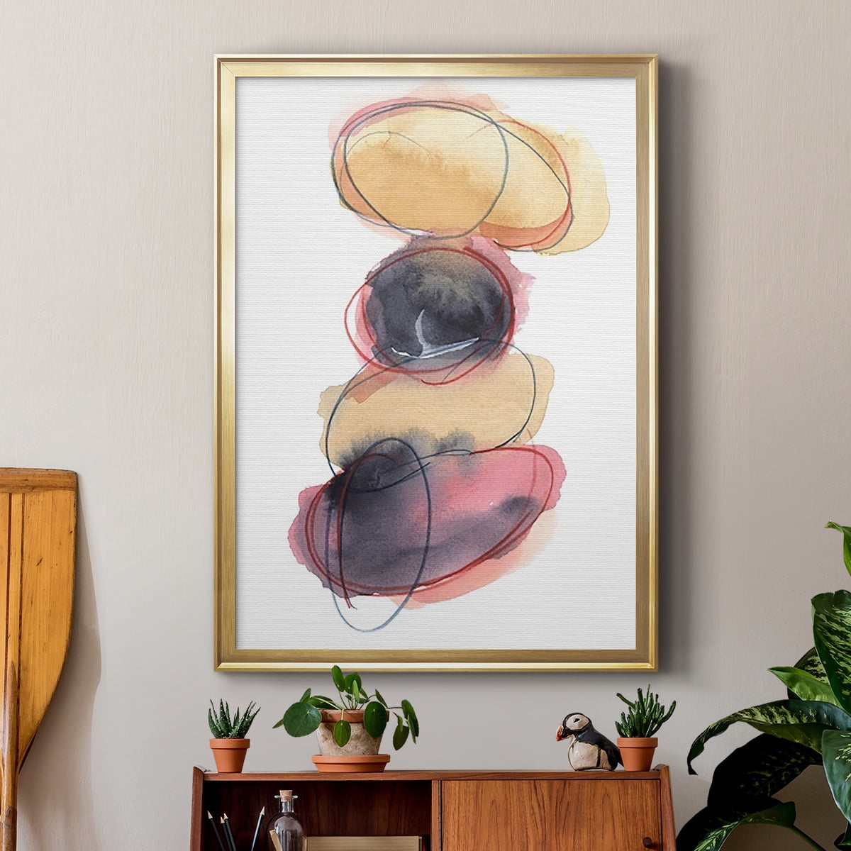 Balancing Act II Premium Framed Print, in Gold, Black, or Silver - Ready to Hang