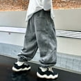 thumbnail image 5 of Boys Sweatpants Boys Jogger Pants with Pockets Adjustable Drawstring Pants Grey Sweatpants Boys Size 10-11 Years Sweatpants, 5 of 9